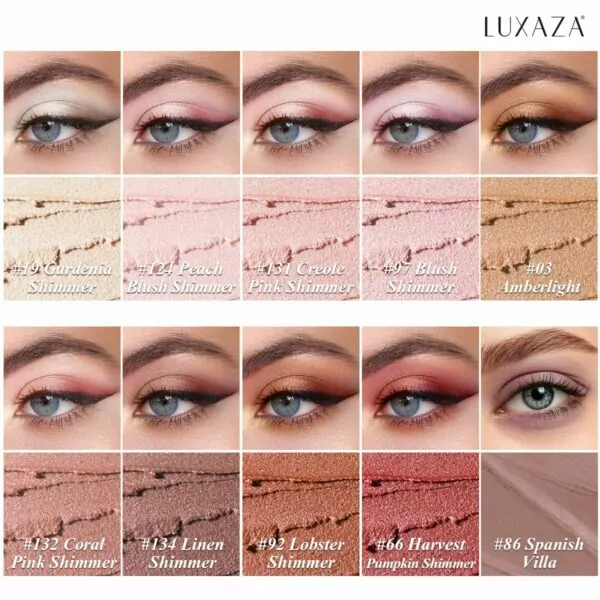 10PCS Eyeshadow Stick,Shimmer And Matte Brown - Image 2