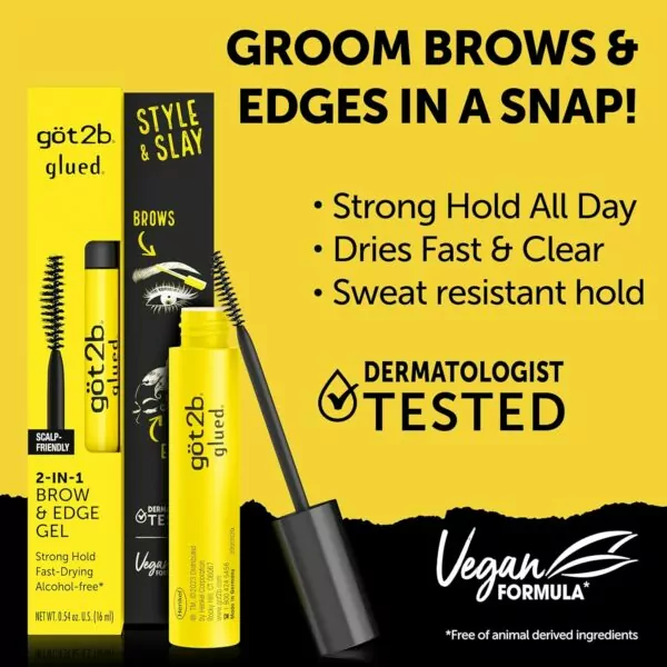 Got2b Glued Brows & Edges Gel - Image 3