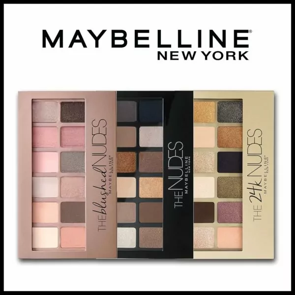 Maybelline The Nudes Eyeshadow Palette Makeup, 12 - Image 7