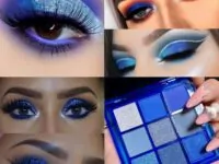 AMY'S DIARY Blue Eyeshadow Palette Glitter Eye