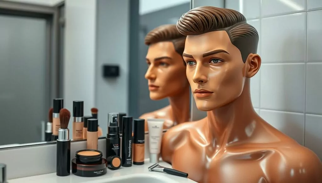 Advanced men's makeup techniques