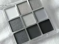 Black Smokey Eyeshadow Palette, 9 Colors Black