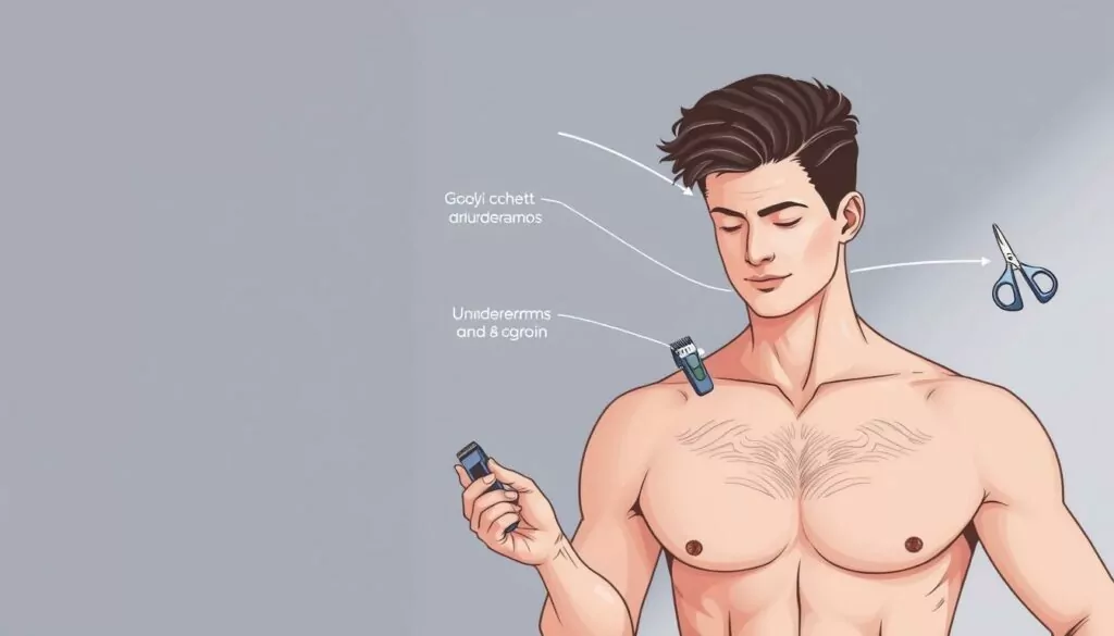 Body hair trimming techniques