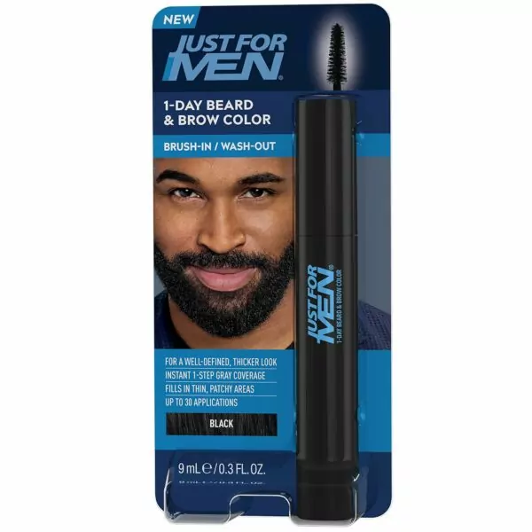 Just for Men 1-Day Beard & Brow Color, Temporary