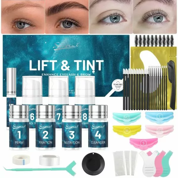 Lash Lift Kit 4 in 1 | Black, Keratin Brow