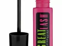 Maybelline Great Lash Washable Mascara Makeup, Volumizing Lash-Doubling Formula That Conditions As It Thickens, Blackest Black, 1 Count