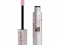 Maybelline Lash Sensational Sky High Glitter Mascara, Diamond Effect Eye Makeup for Lashes and Brows, Washable, Space Diamond, 1 Count