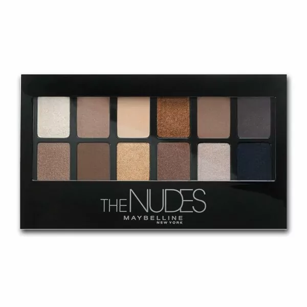 Maybelline The Nudes Eyeshadow Palette Makeup, 12