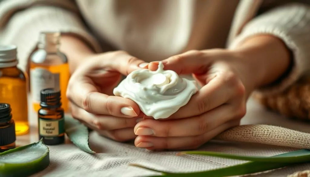 Moisturizing hands and nails