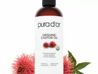 PURA D'OR 16 Oz ORGANIC Castor Oil - 100% Pure