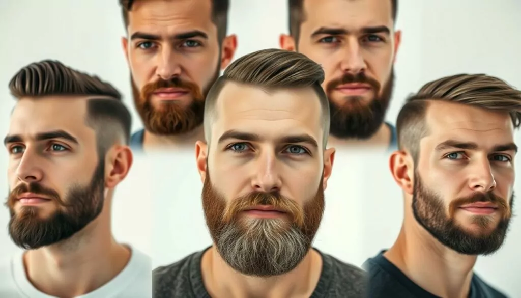 Short beard styles for different face shapes