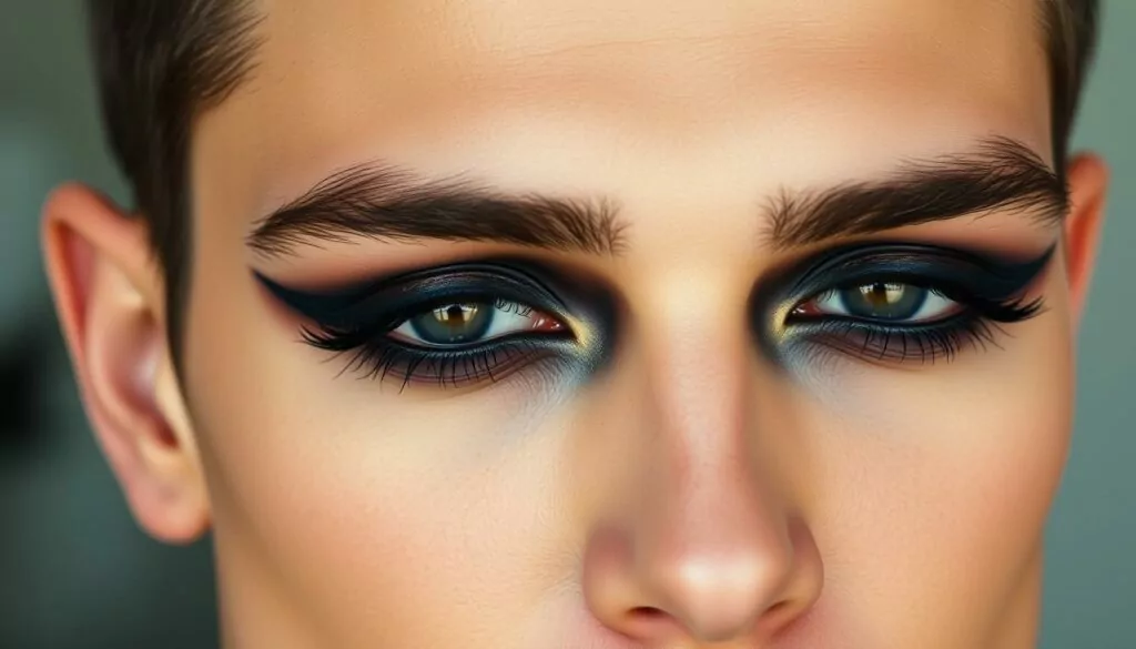 smoky eye with guyliner