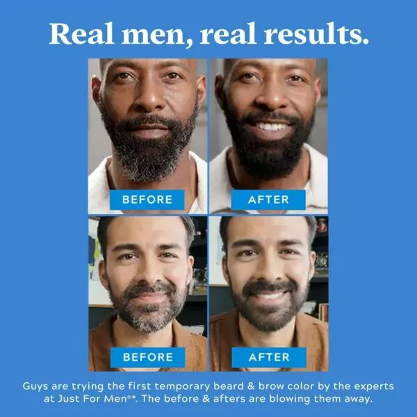 Just for Men 1-Day Beard & Brow Color, Temporary - Image 5