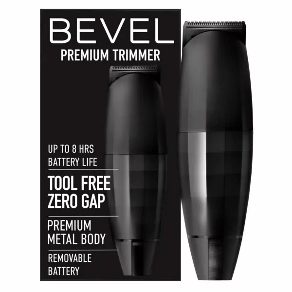 Bevel Beard Trimmer for Men - Black Edition