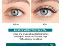 New Mascara Liquid for Thrive Lash Extensions Mascara, Premium Waterproof Smudge-Proof Natural No Clumping Thick and Slender Lasting All Day (Rich Black 10.7g）