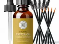 Pure Body Naturals Castor Oil for Eyelashes and