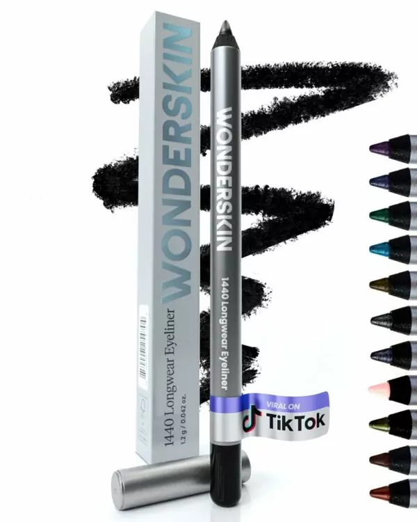 Wonderskin 1440 Longwear Black Eyeliner Pencil -