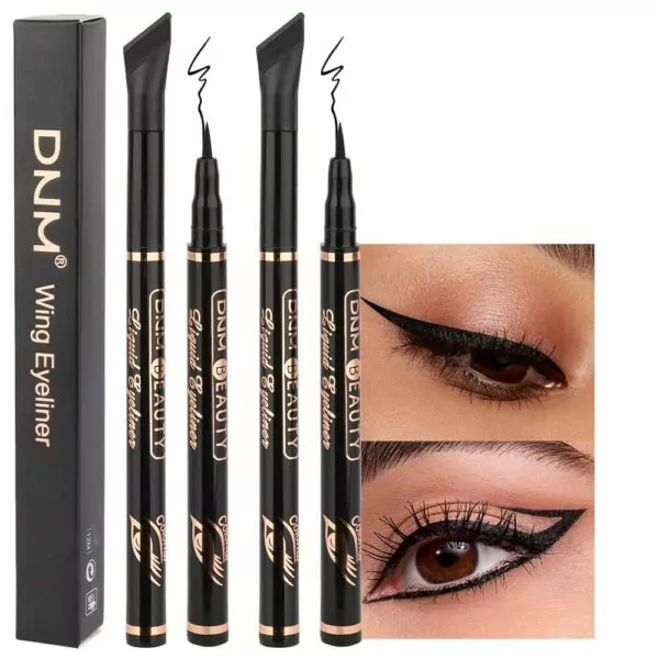 evpct 2Pcs Black Liquid Wing Eyeliner Stamp Eye